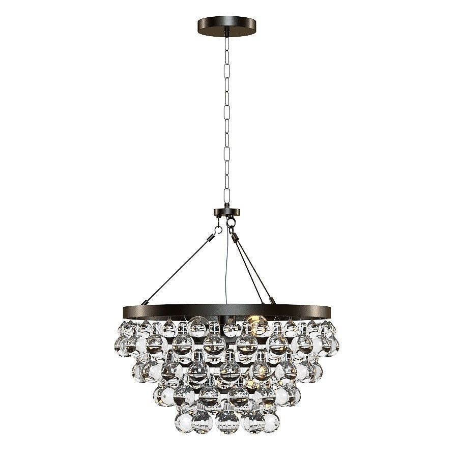 Crate and Barrel - Lure Chandelier 3D model_2