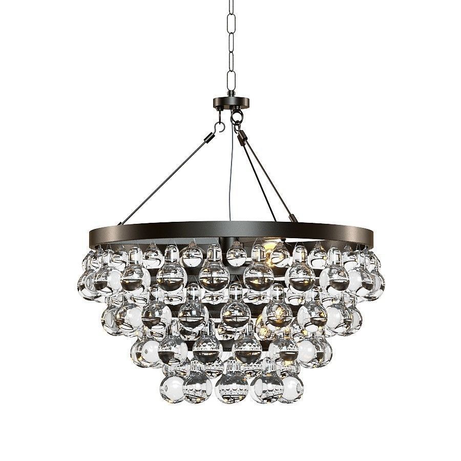 Crate and Barrel - Lure Chandelier 3D model_4
