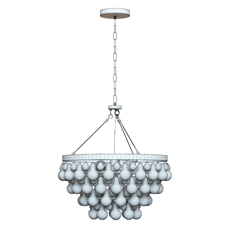 Crate and Barrel - Lure Chandelier 3D model_3