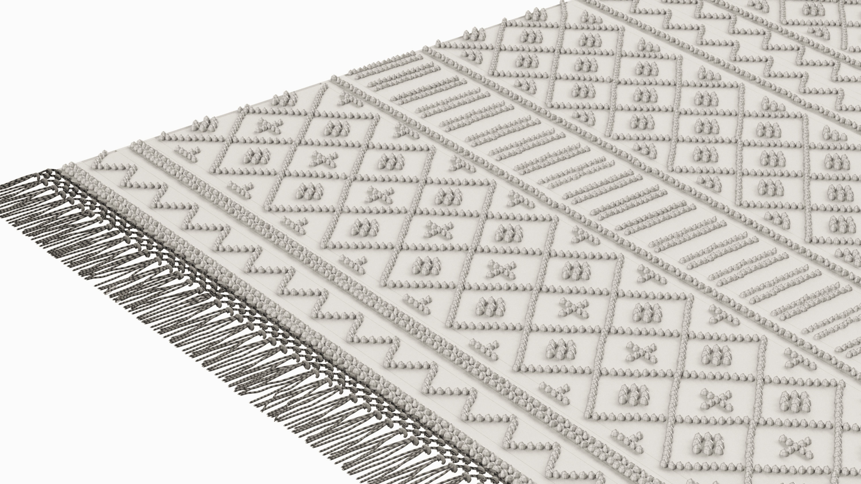 Surya Farmhouse Tassel Row 3D model_5