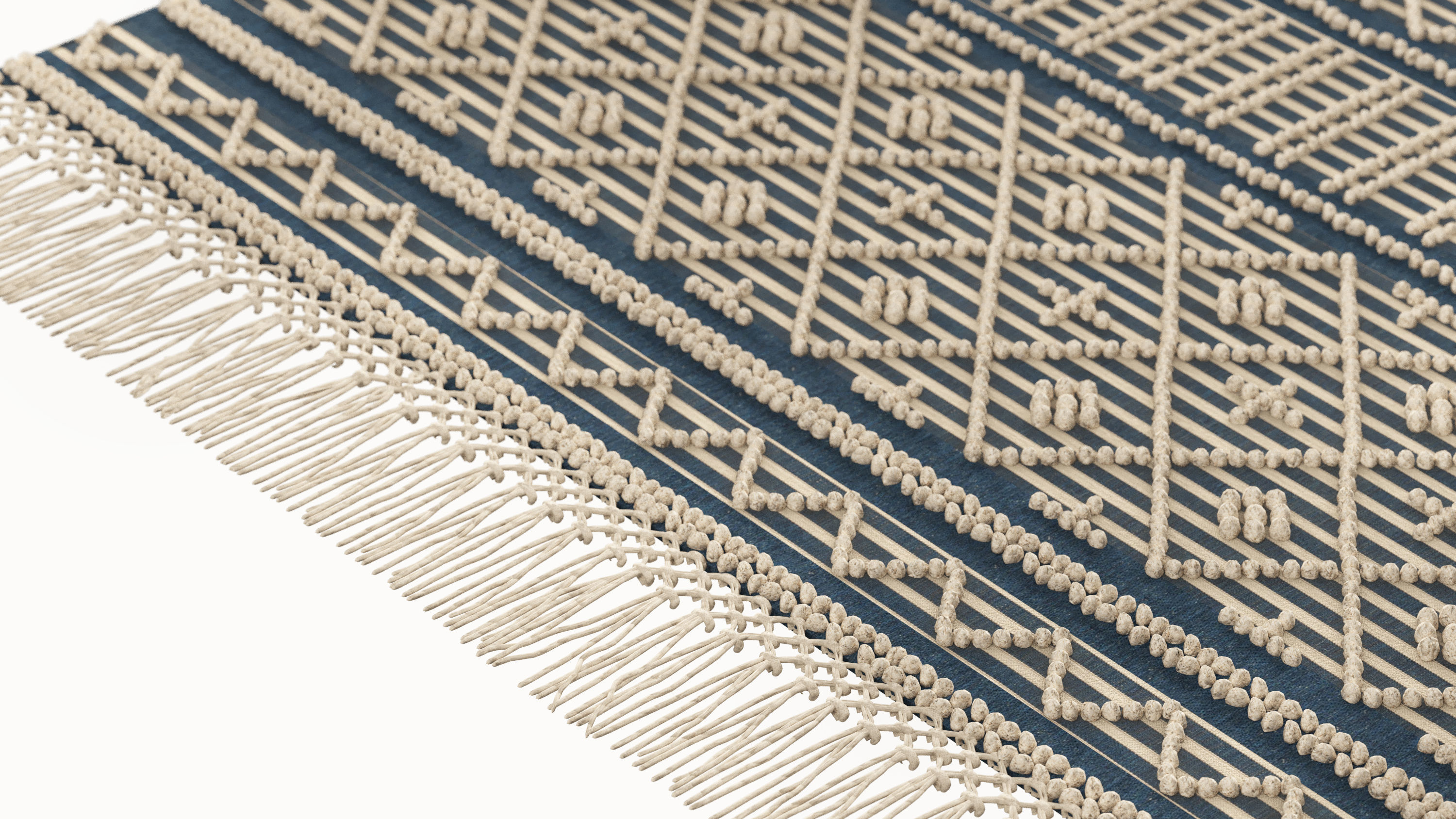 Surya Farmhouse Tassel Row 3D model_4