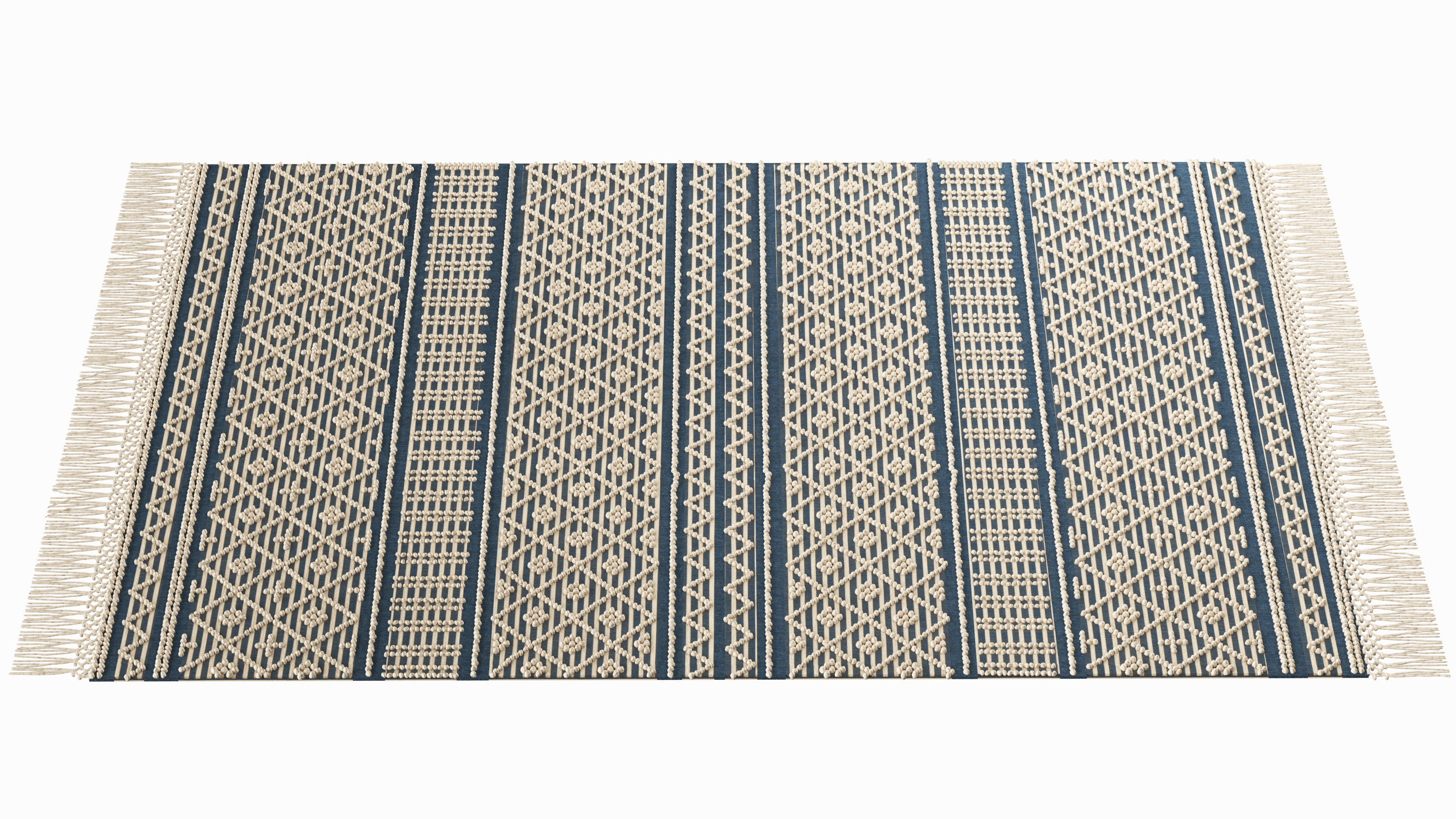 Surya Farmhouse Tassel Row 3D model_3