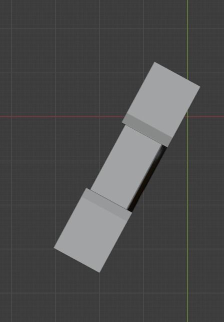 Vintage desk clock Low-poly 3D model_8