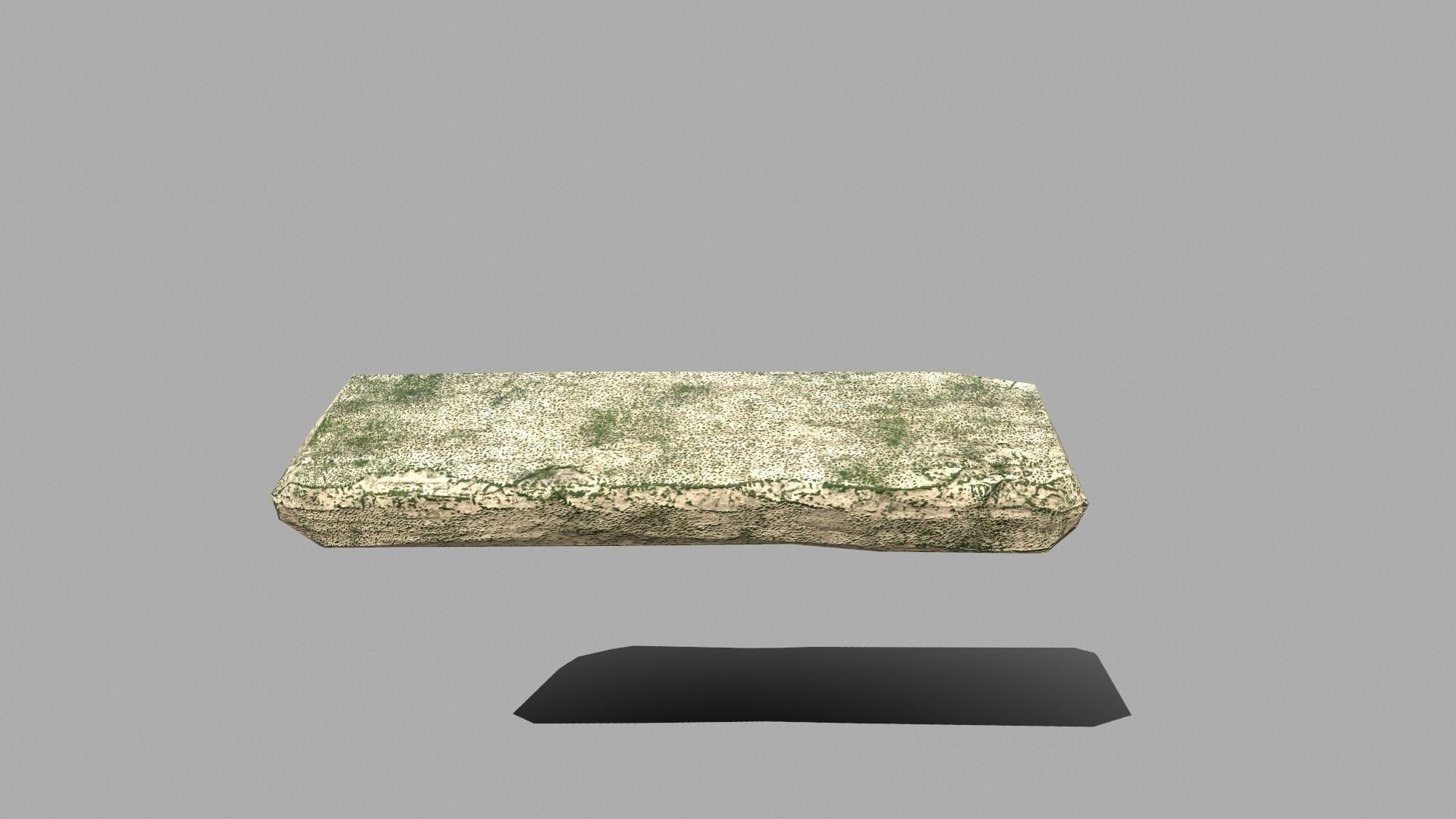 Wood Set stone column Low-poly 3D model_15
