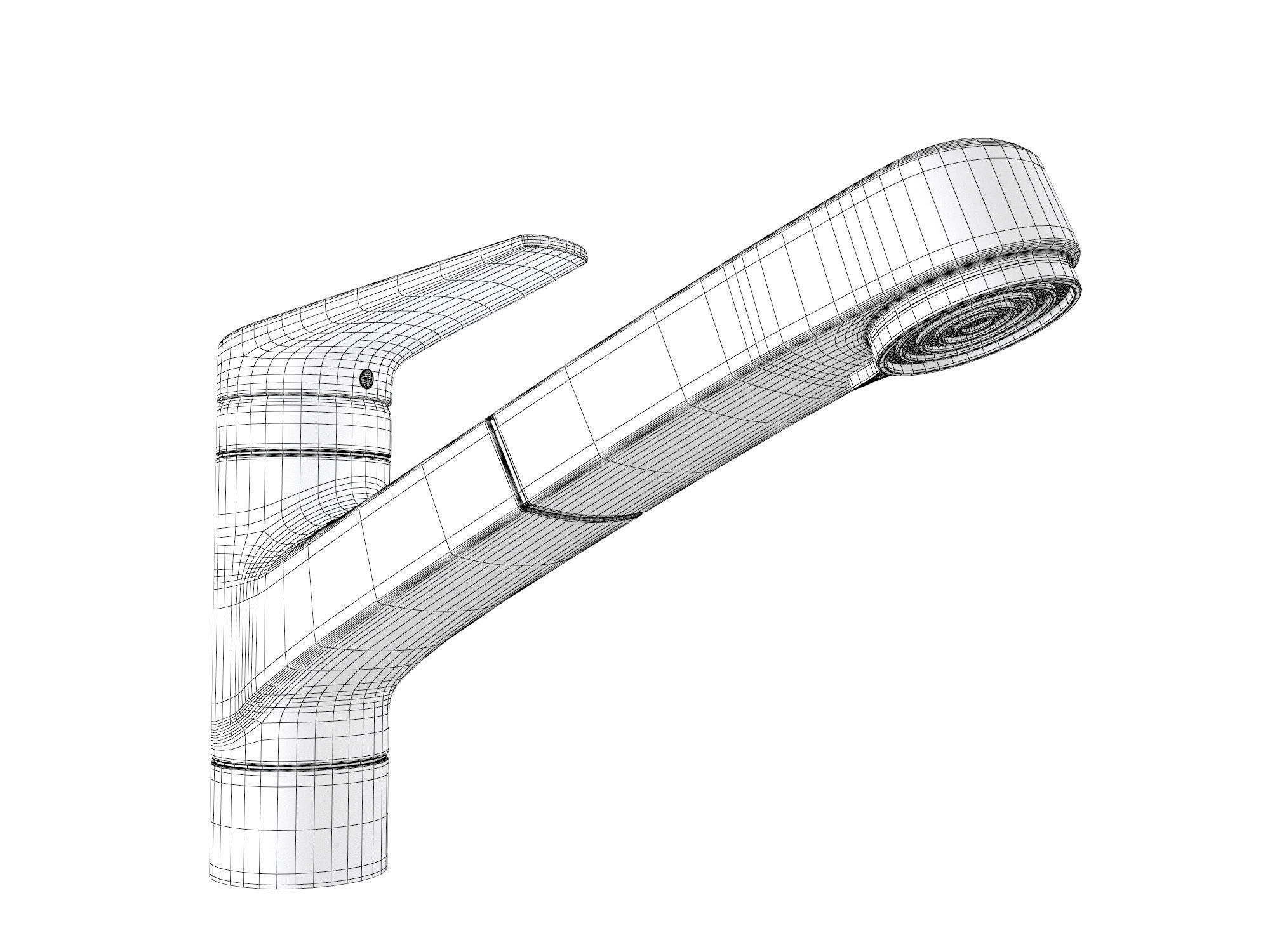 Kitchen Faucet 3D model_1