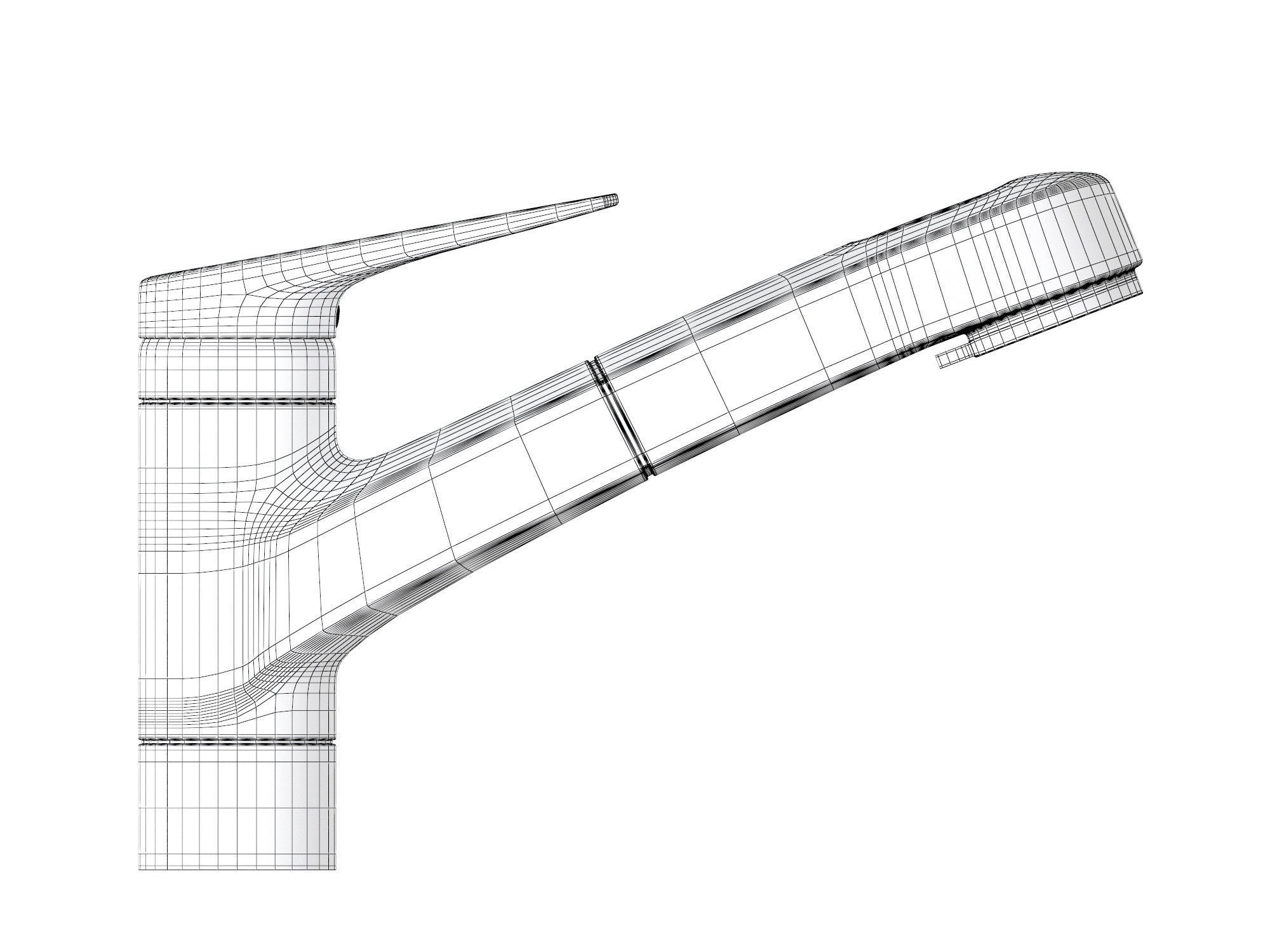 Kitchen Faucet 3D model_3