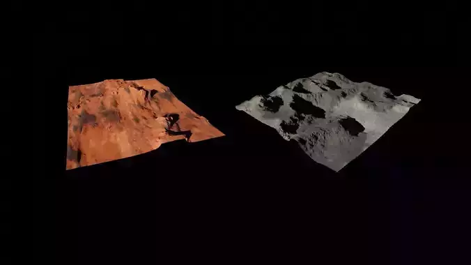 Planet Surface 3D models 3D Model Collection