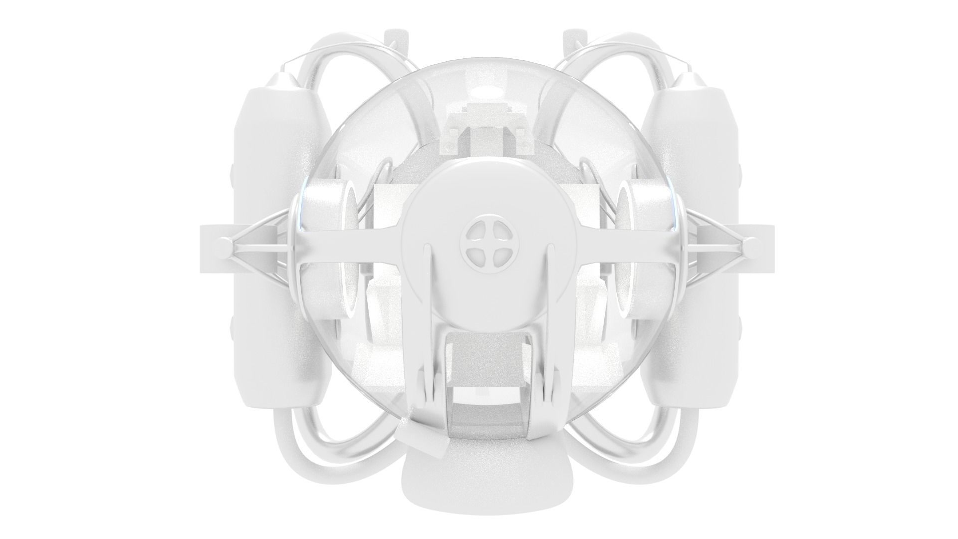 submarine Low-poly 3D model_10