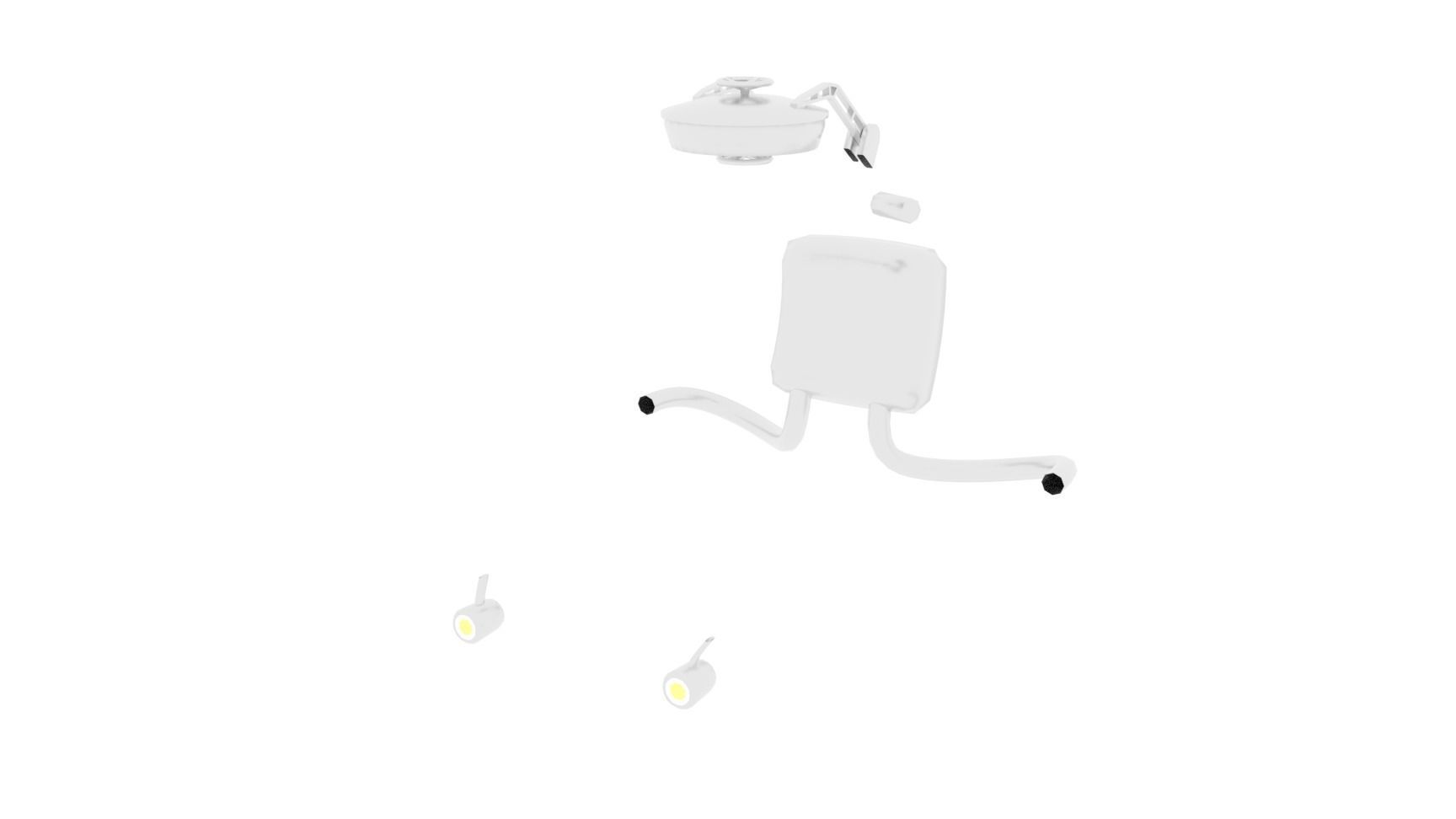 submarine Low-poly 3D model_18