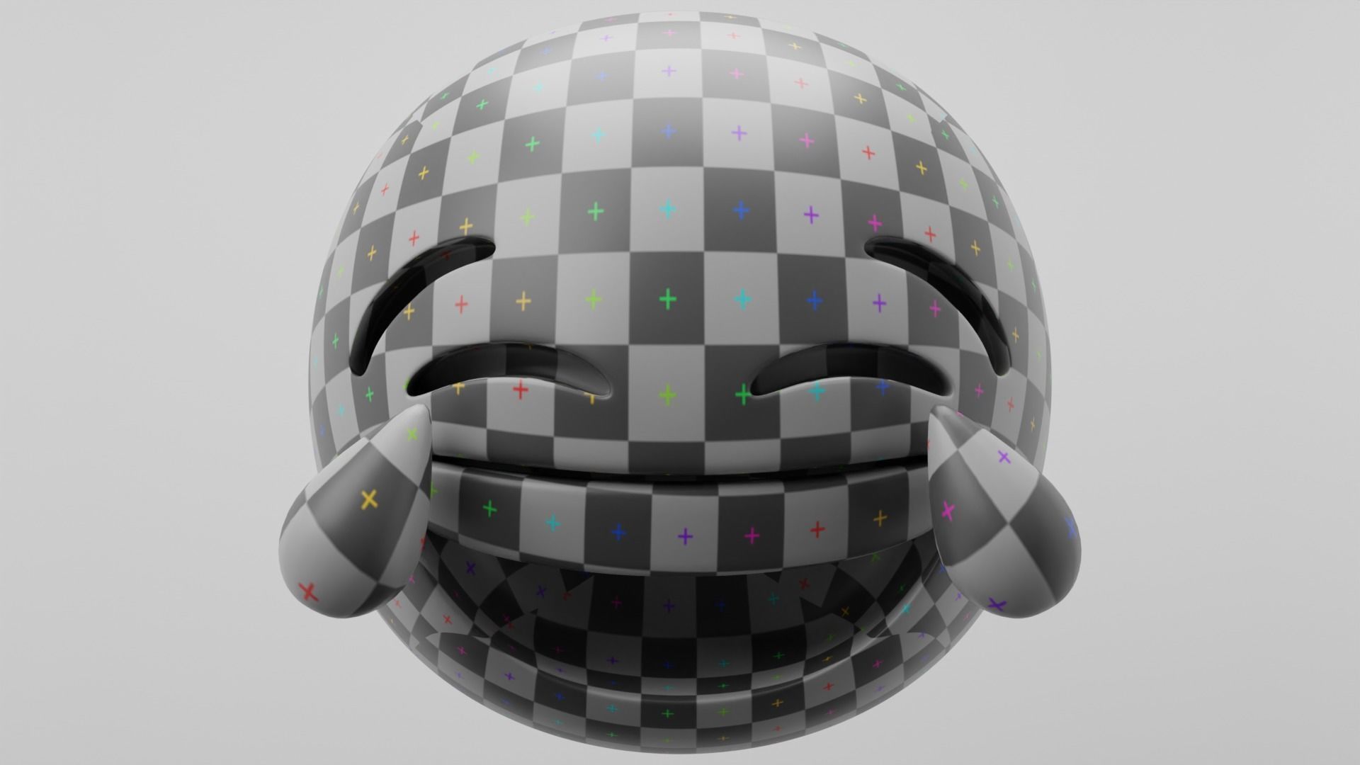 Laughing Crying Emoji 3D model_3