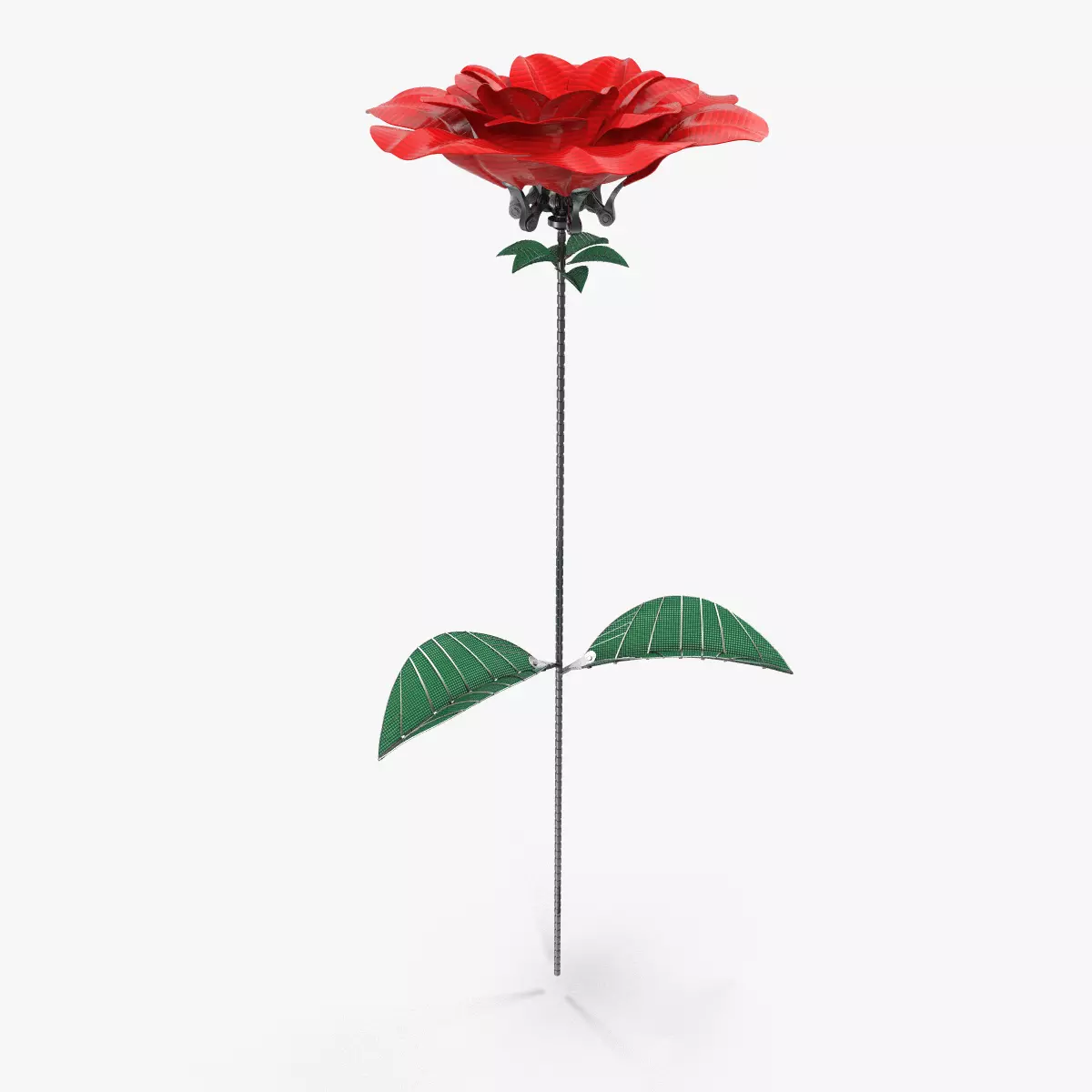Mechanical Rose 3D model_0