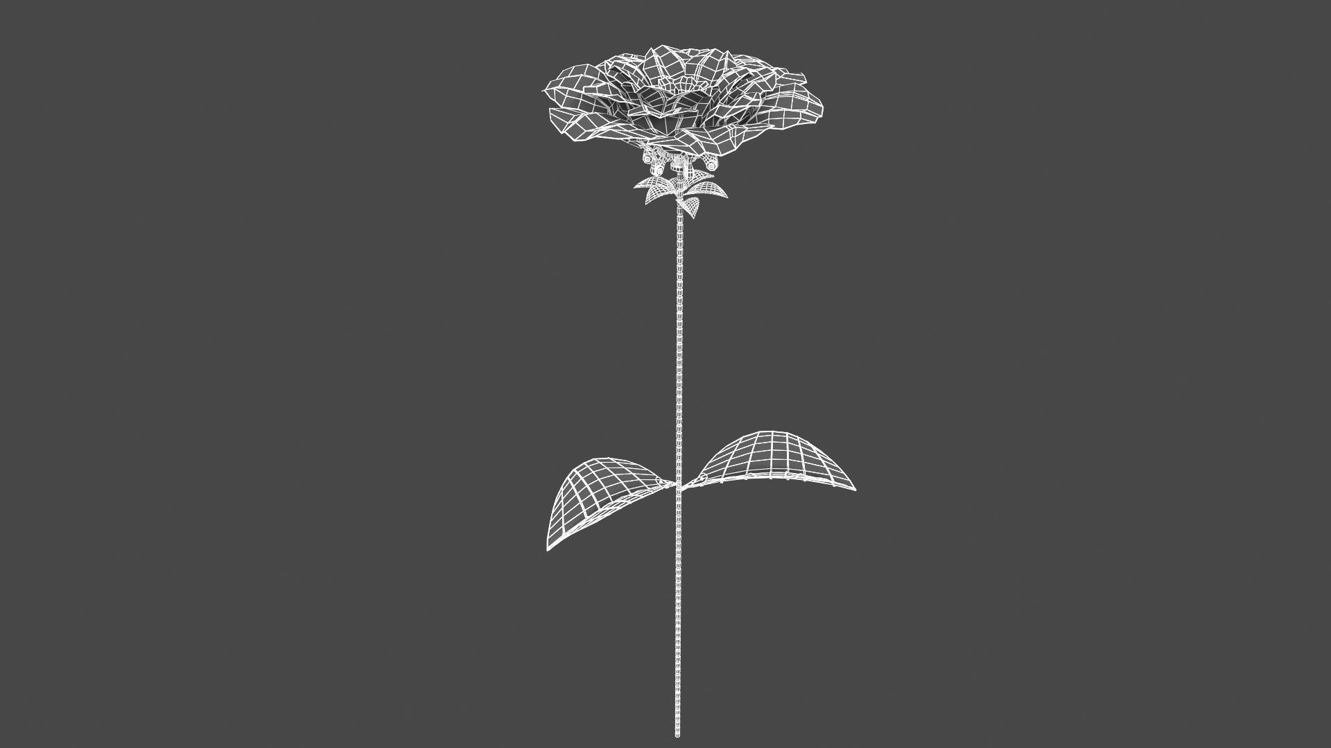 Mechanical Rose 3D model_25