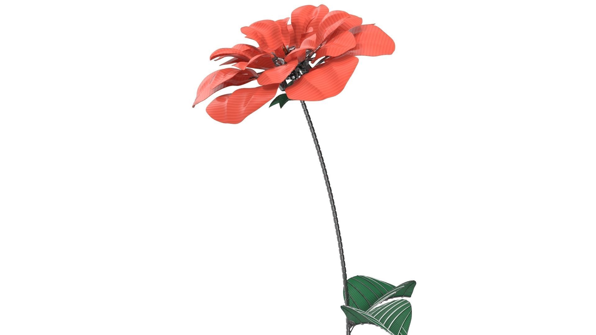 Mechanical Rose 3D model_19