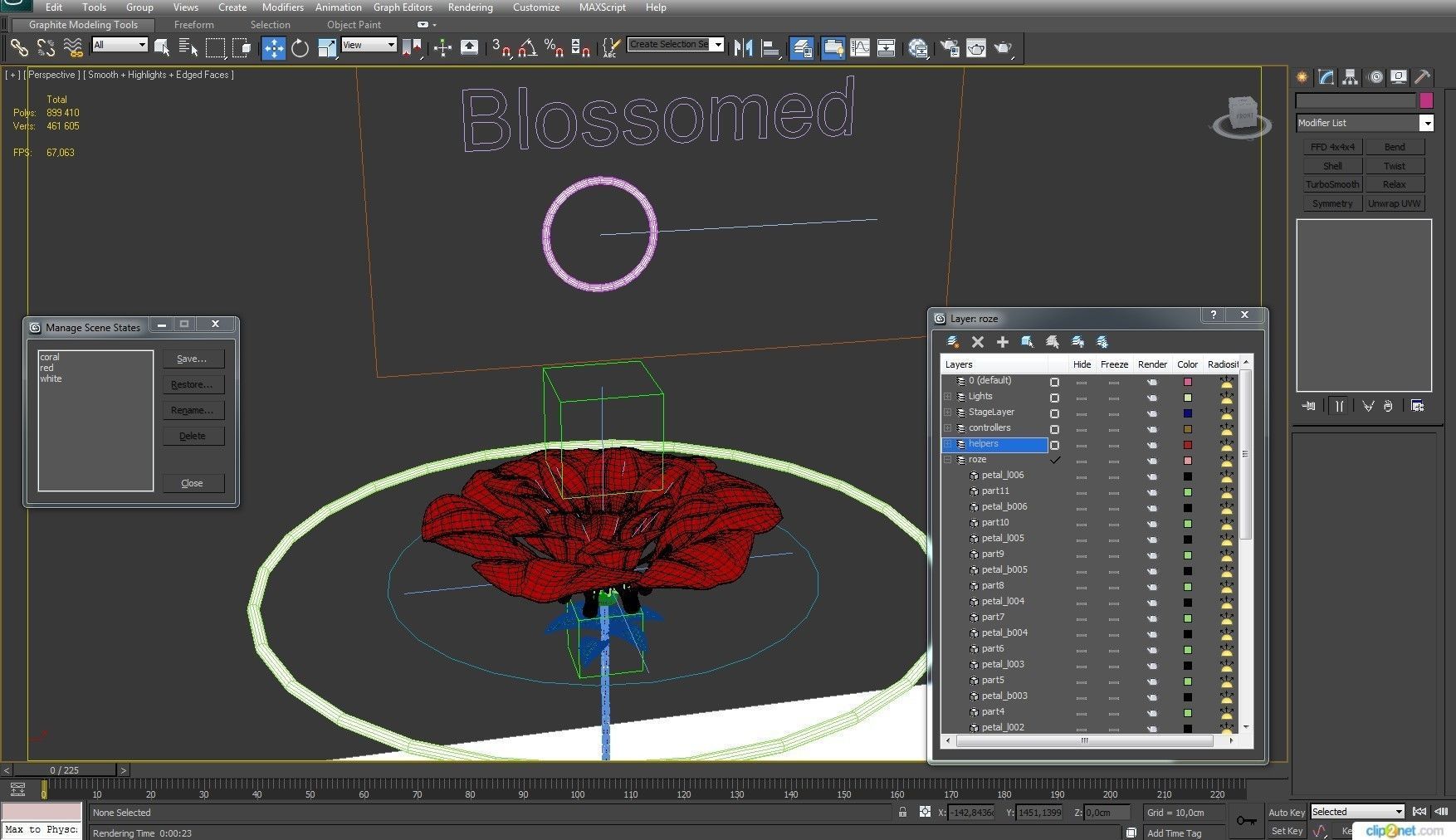 Mechanical Rose 3D model_23
