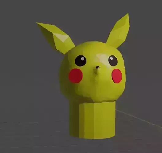 pikachu pencil head