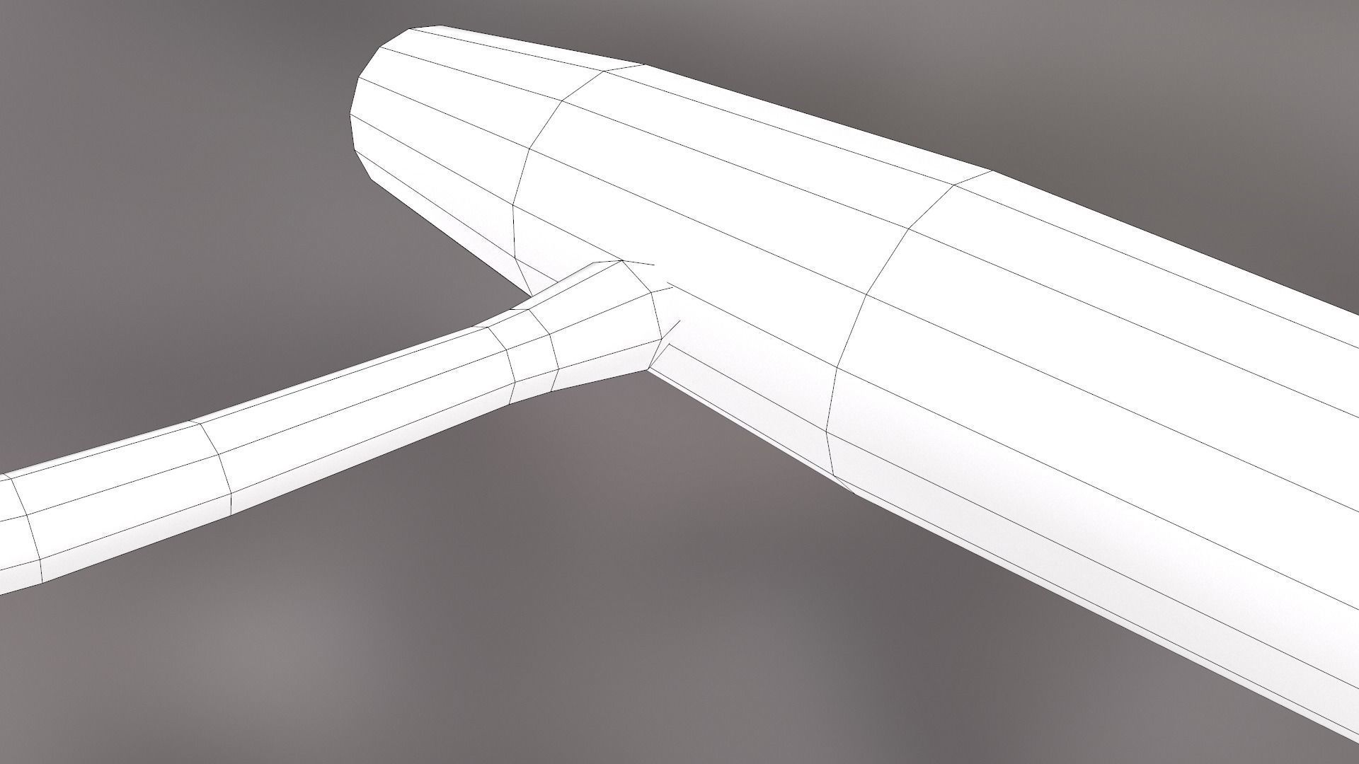 Deboning Hook Low-poly 3D model_27