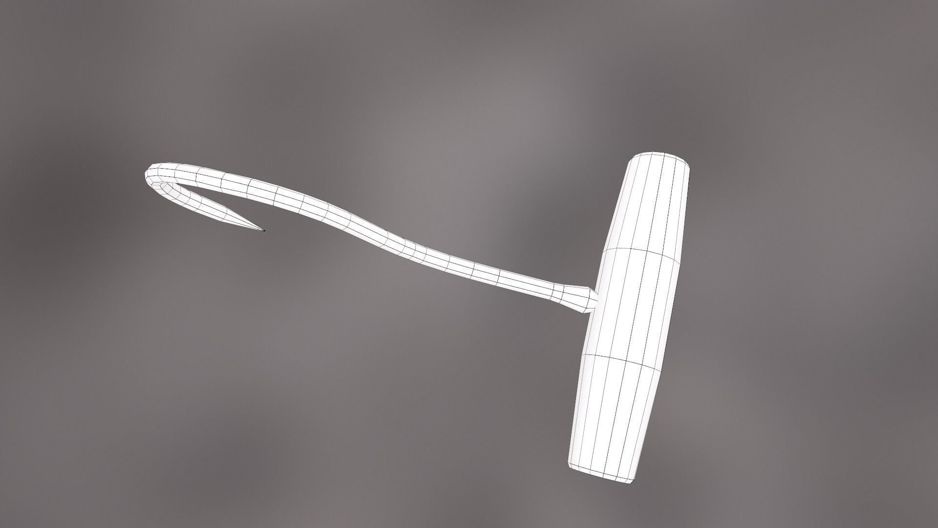 Deboning Hook Low-poly 3D model_20