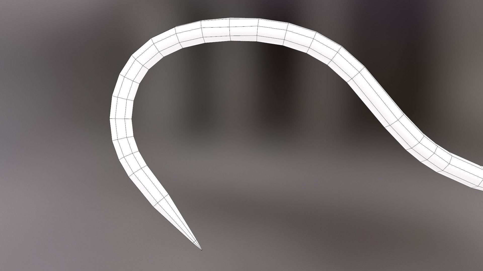 Deboning Hook Low-poly 3D model_30