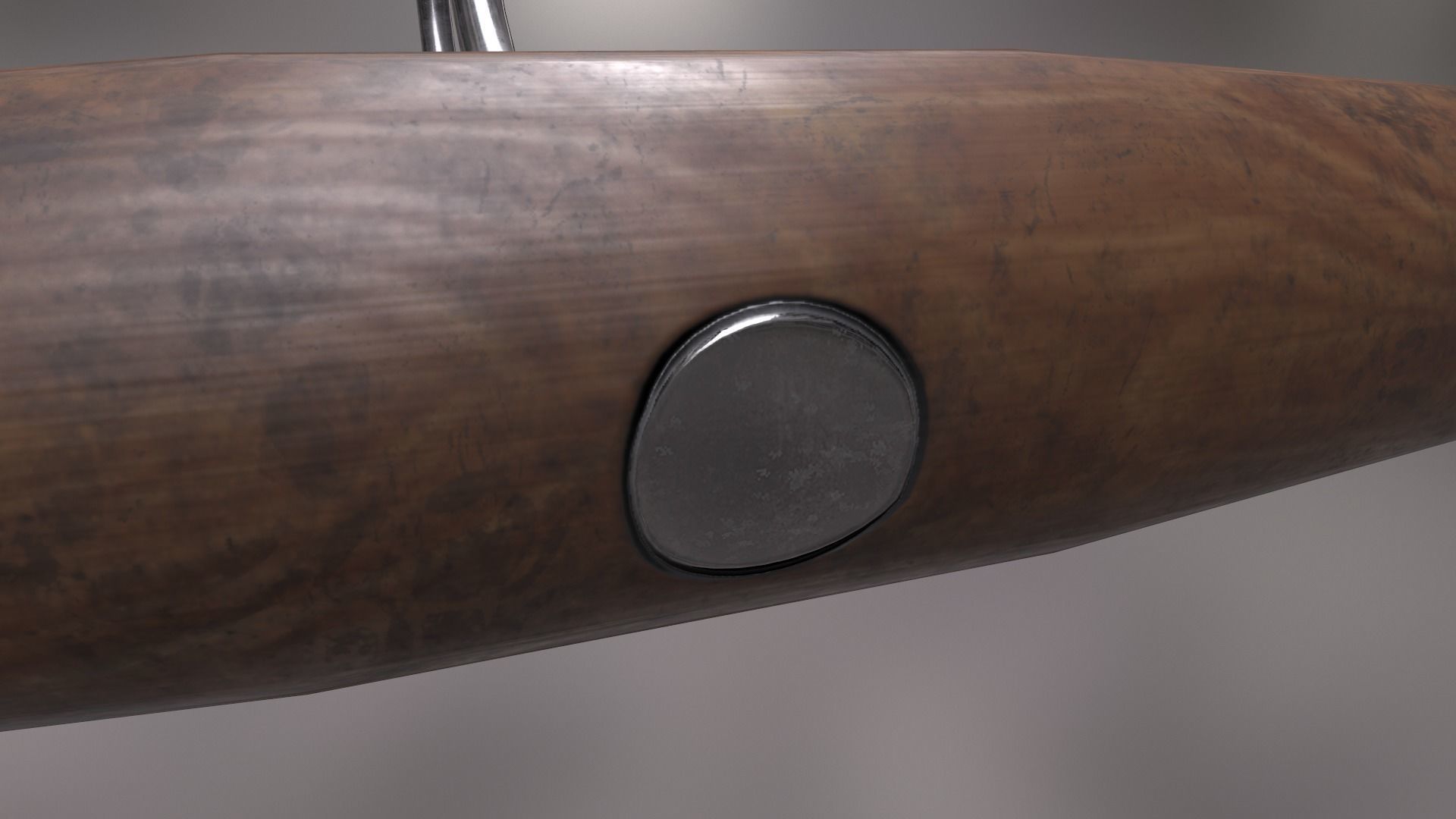 Deboning Hook Low-poly 3D model_7