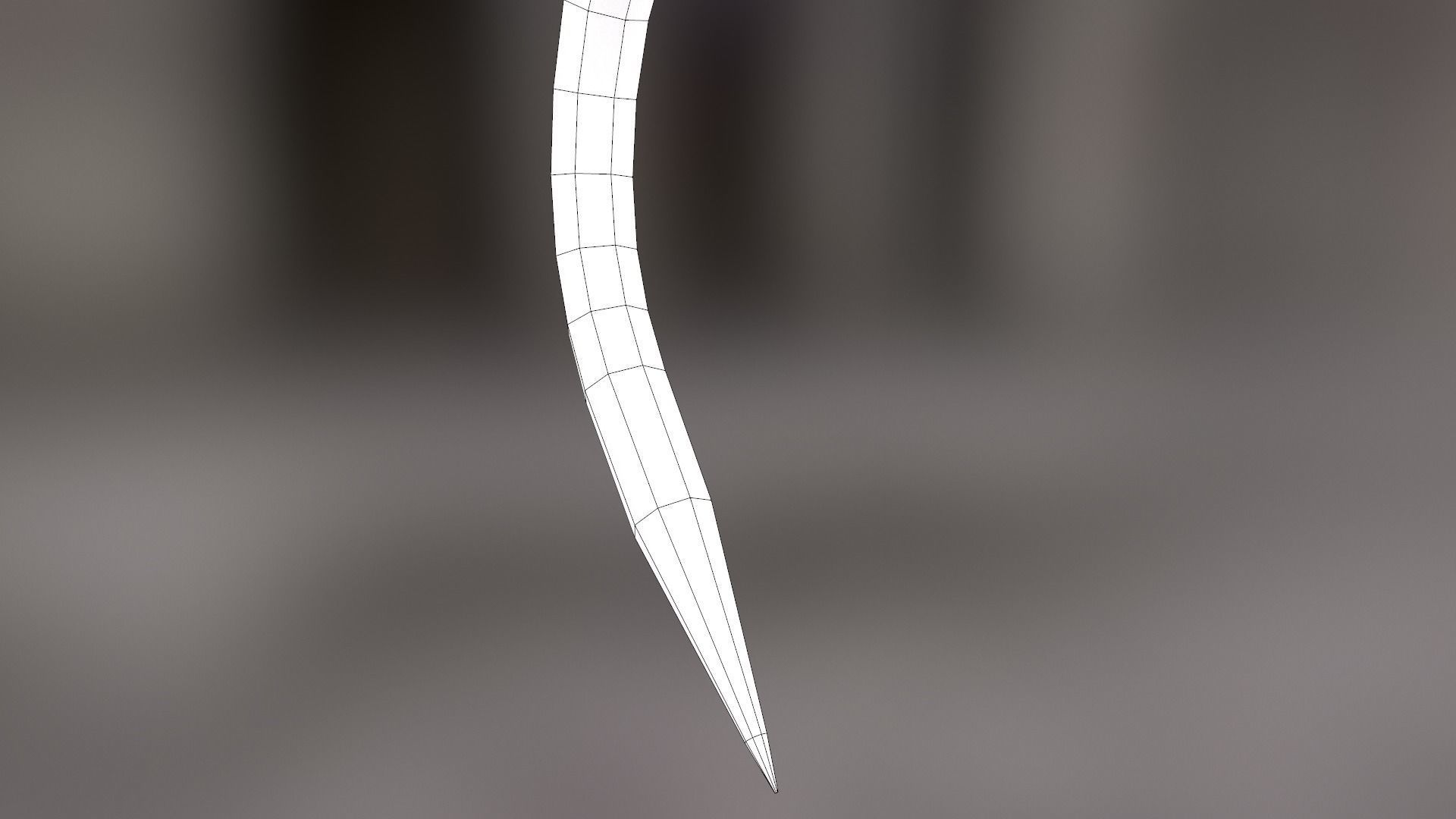 Deboning Hook Low-poly 3D model_29