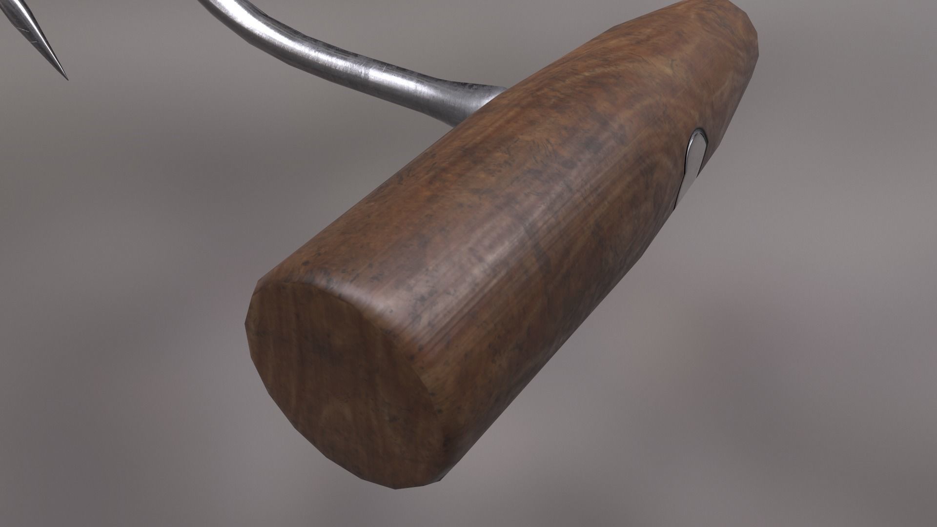 Deboning Hook Low-poly 3D model_8