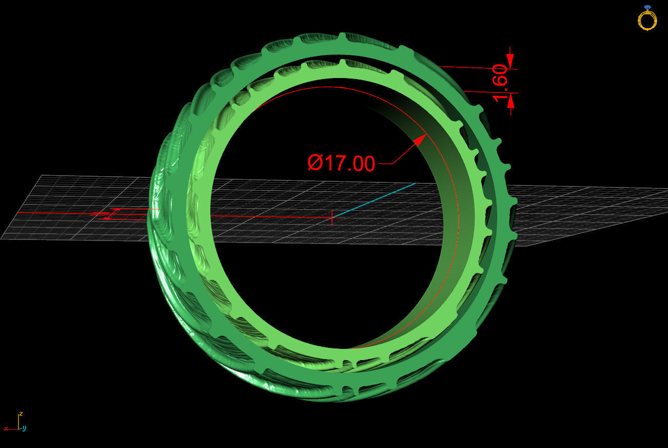 ring with sides 17-20 3D print model_12