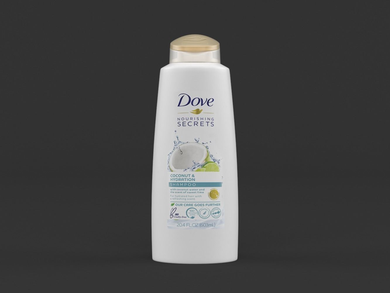 Dove Shampoo and Conditioner 3D model_4