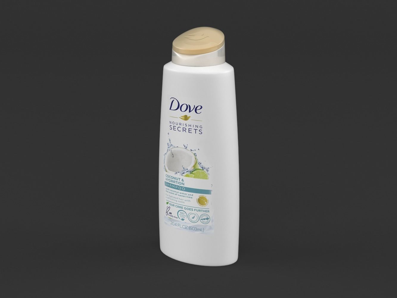 Dove Shampoo and Conditioner 3D model_6