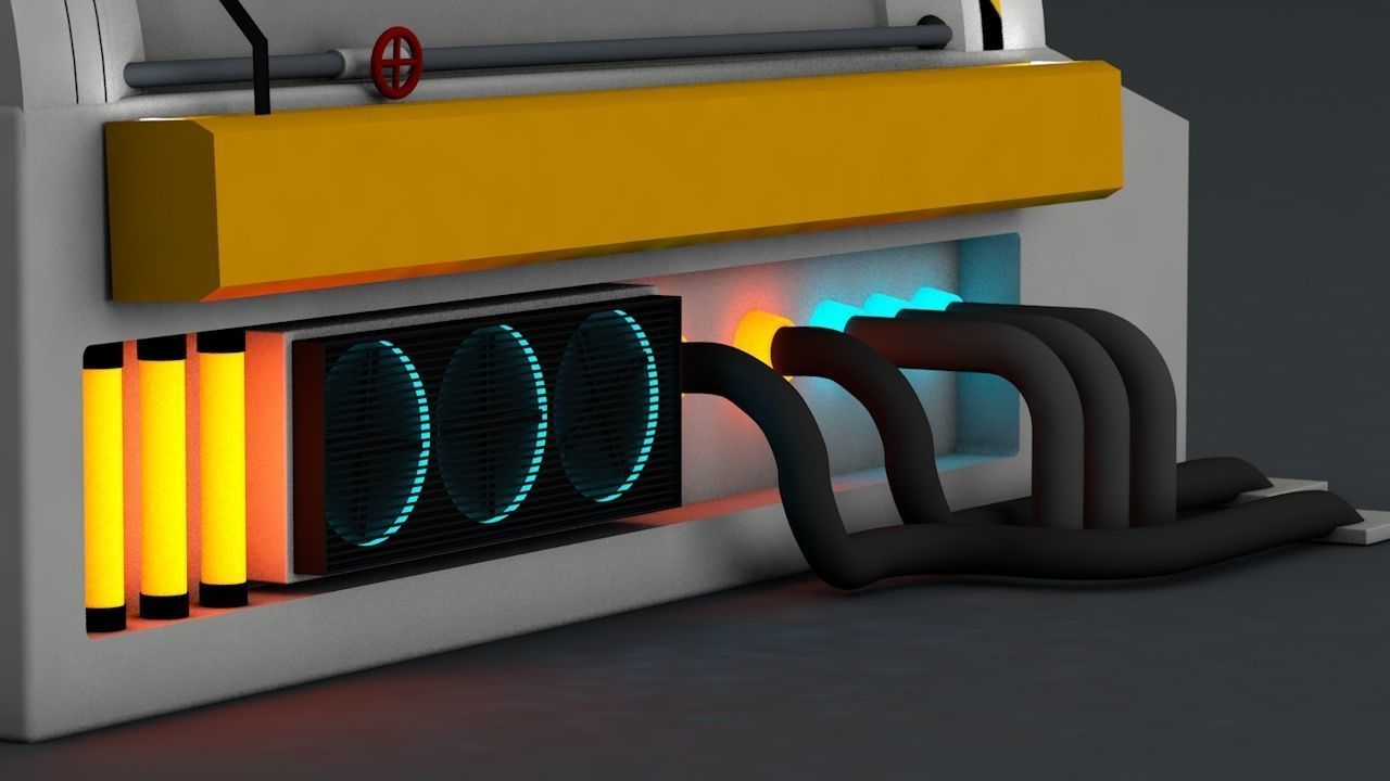 BEST AND THE CHEAPEST LAB CAPSULE v2 HIBERNATION CHAMBER Low-poly 3D model_3