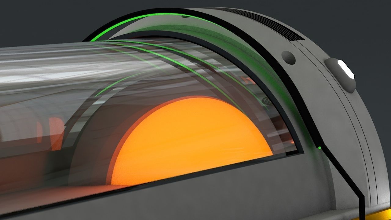 BEST AND THE CHEAPEST LAB CAPSULE v2 HIBERNATION CHAMBER Low-poly 3D model_6