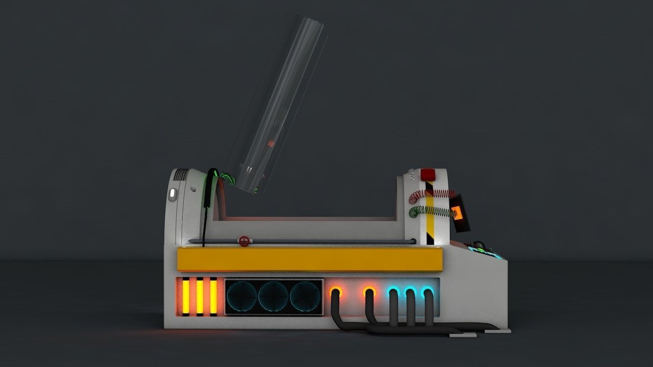 BEST AND THE CHEAPEST LAB CAPSULE v2 HIBERNATION CHAMBER Low-poly 3D model_2