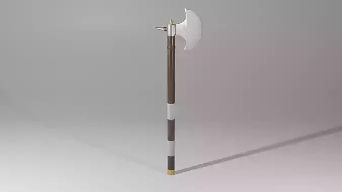 Battle Axe Free low-poly 3D model