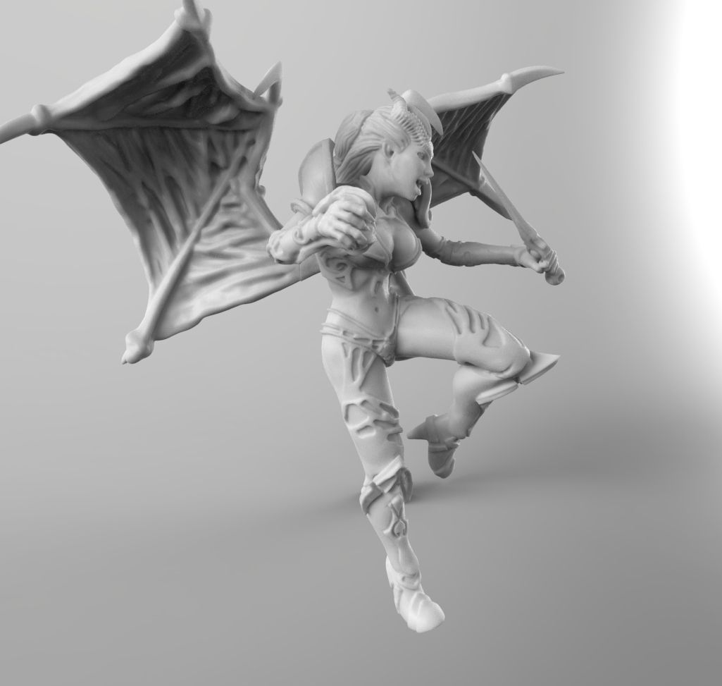 Dota 2 Queen of Pain 3D Print Model 3D Model 3D printable 