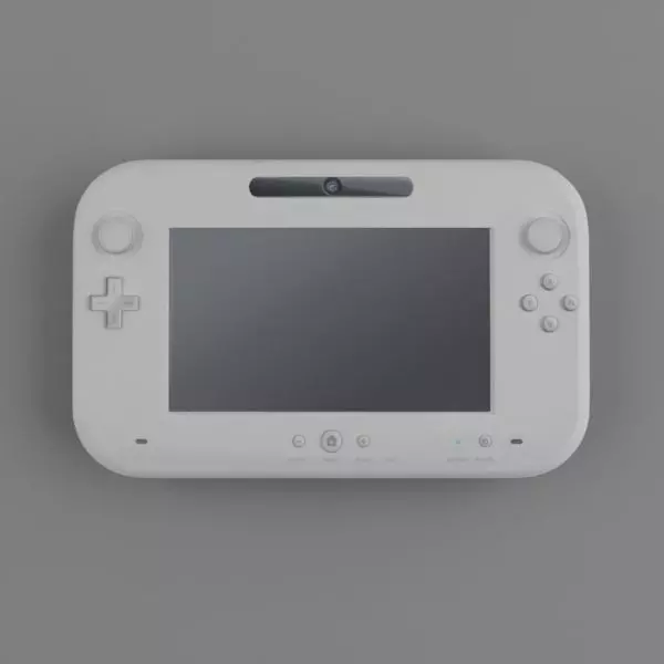 Wii U Controller 3D model