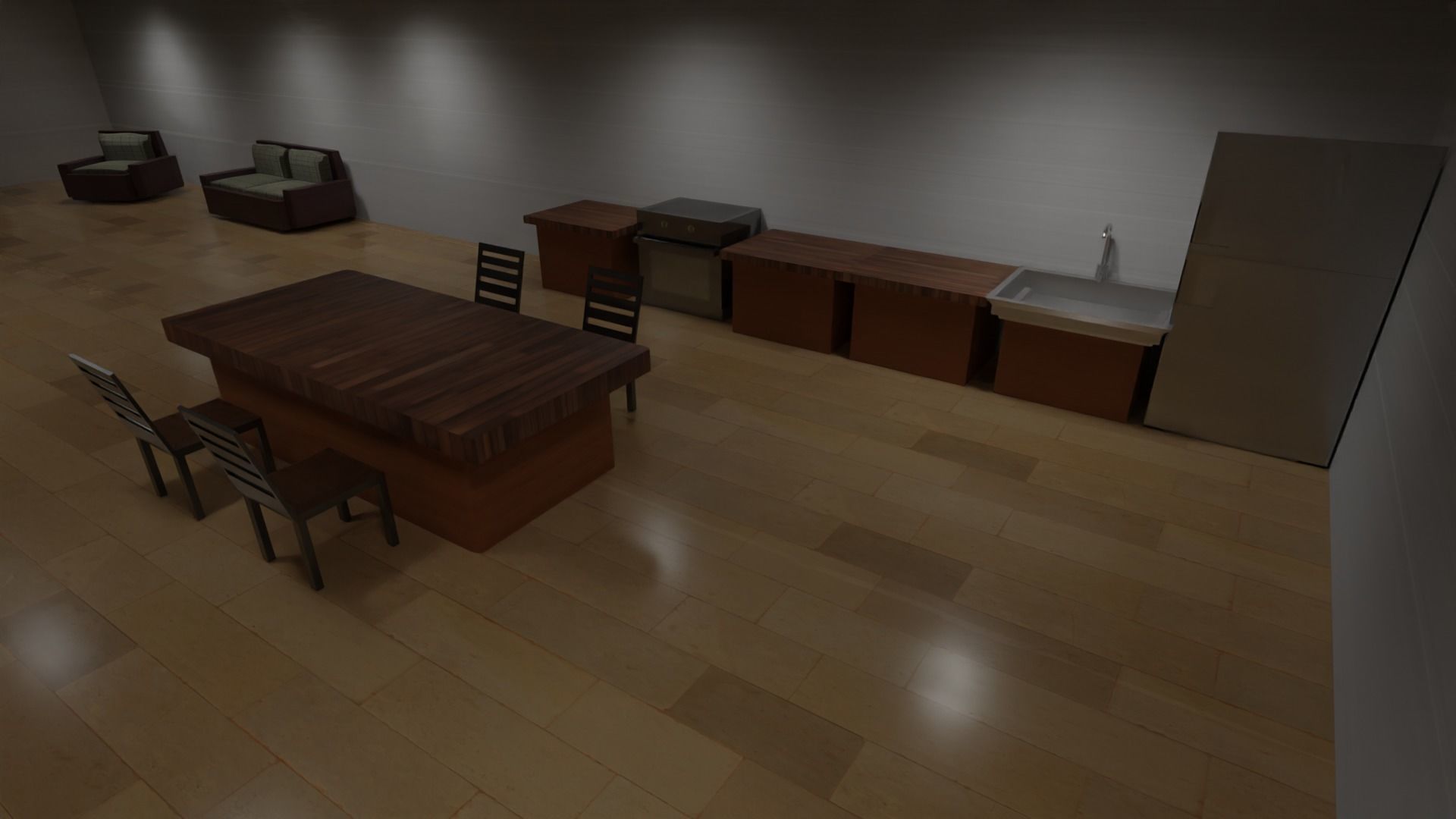 Gamer House 3D model_2
