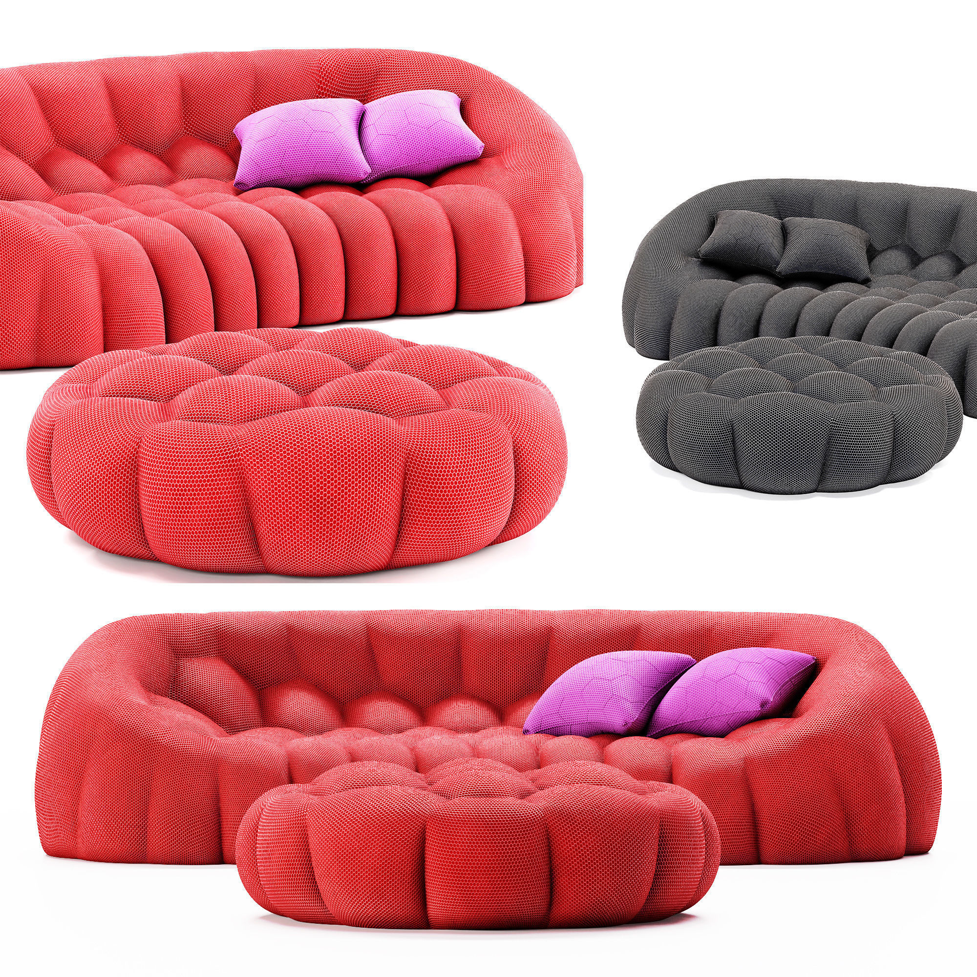 BUBBLE CANAPE 3D model_9