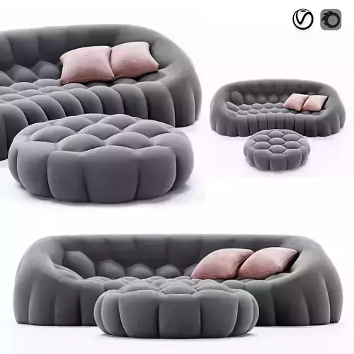 BUBBLE CANAPE 3D model