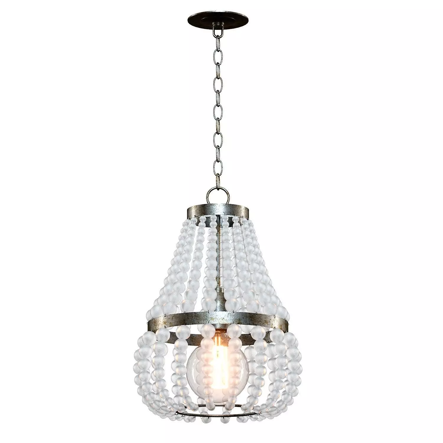 Crate and Barrel - Genevieve Chandelier 3D model_0