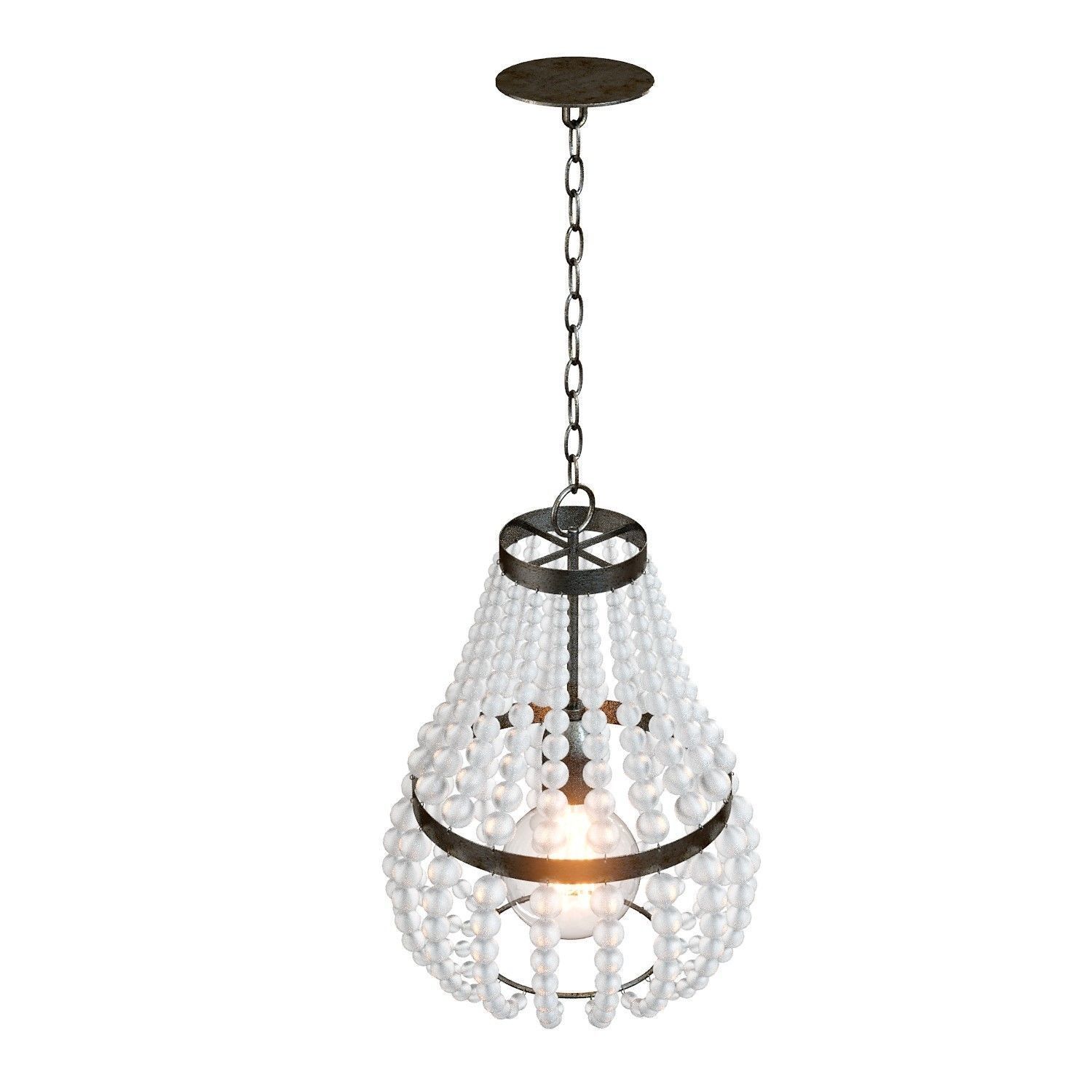 Crate and Barrel - Genevieve Chandelier 3D model_2