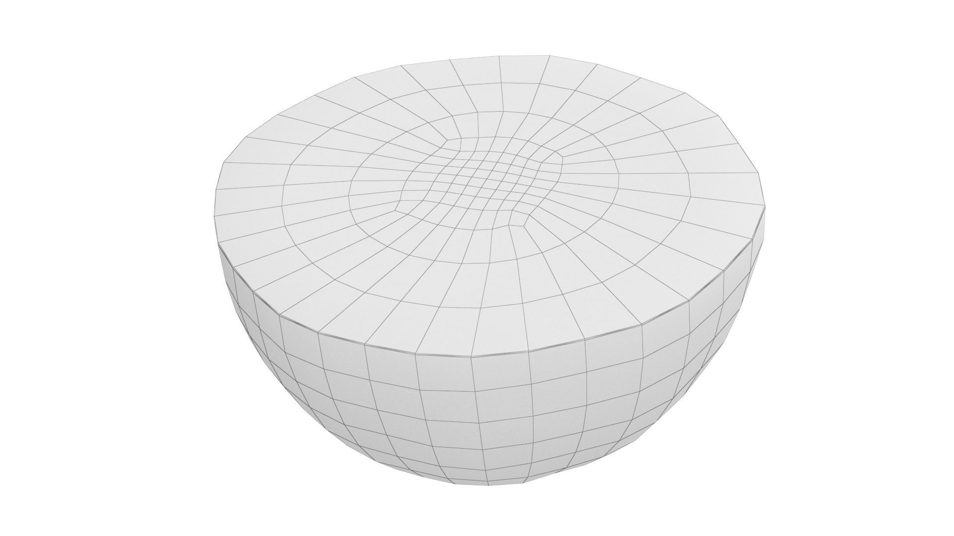 Lime half 3D model_9