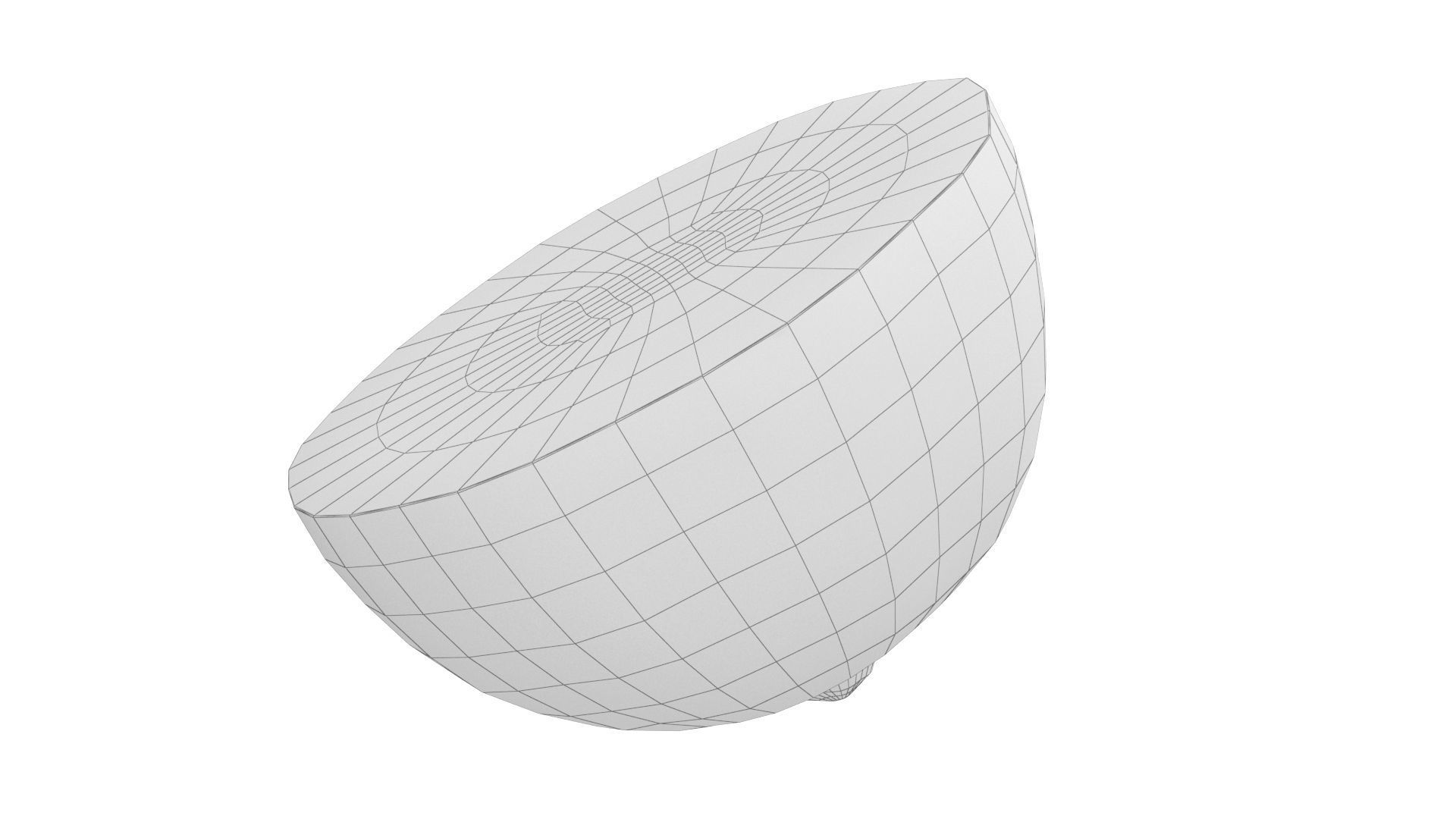 Lime half 3D model_6