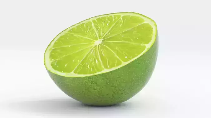 Lime half 3D model