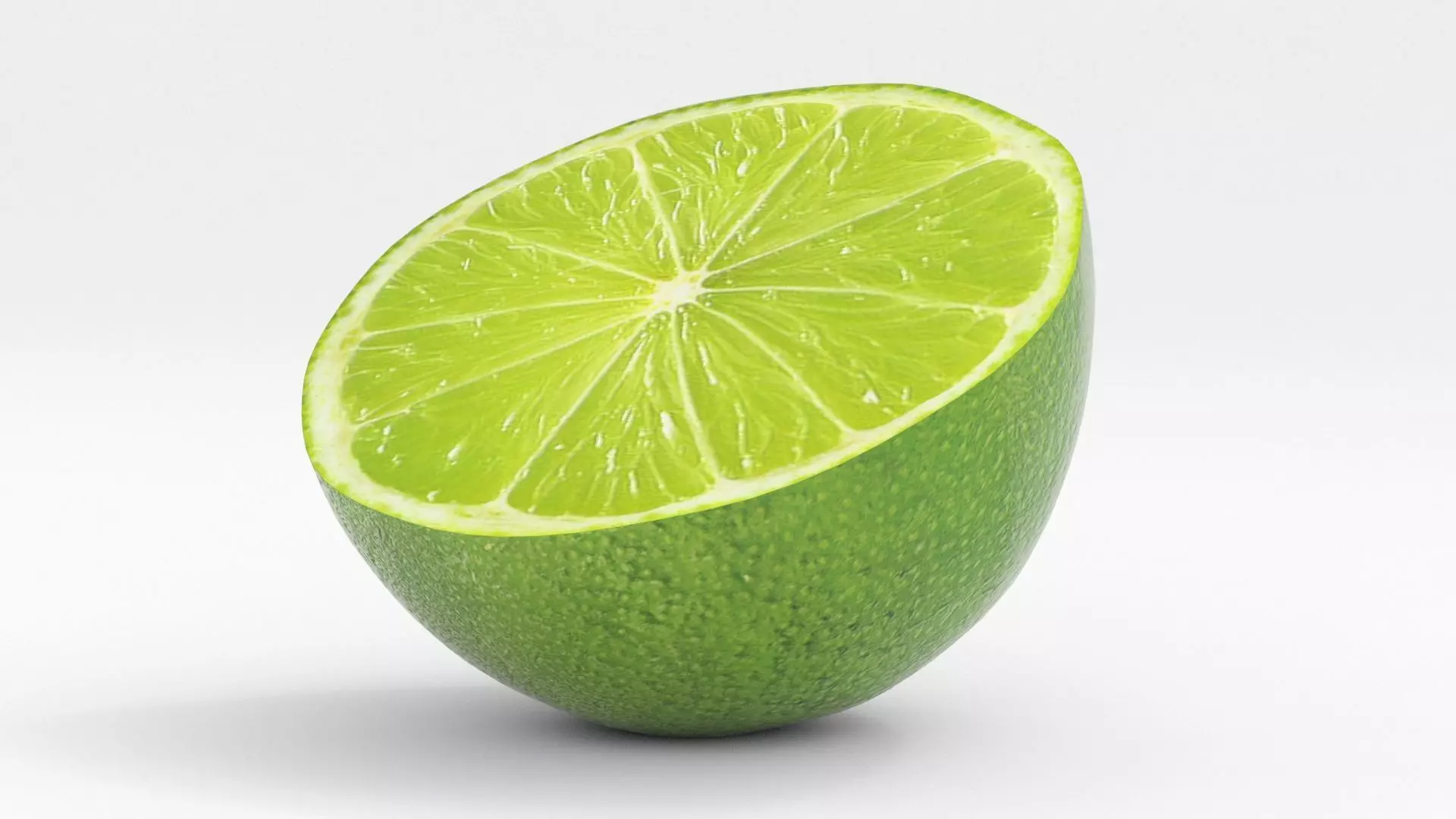 Lime half 3D model_0