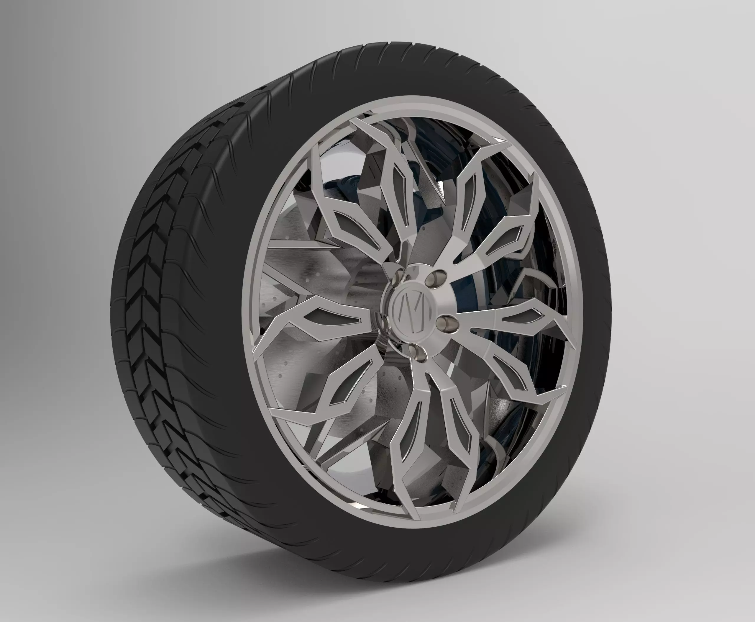 Car Wheel 3D model