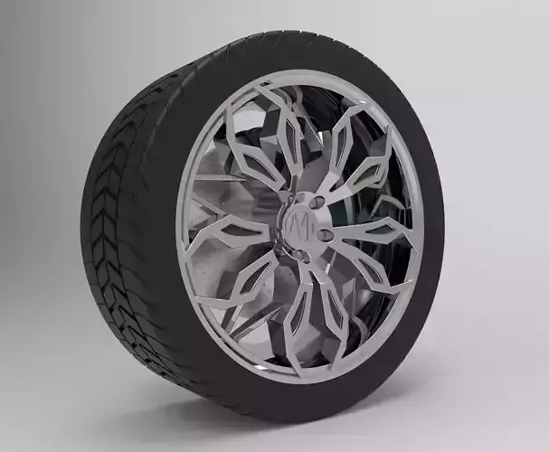 Car Wheel 3D model