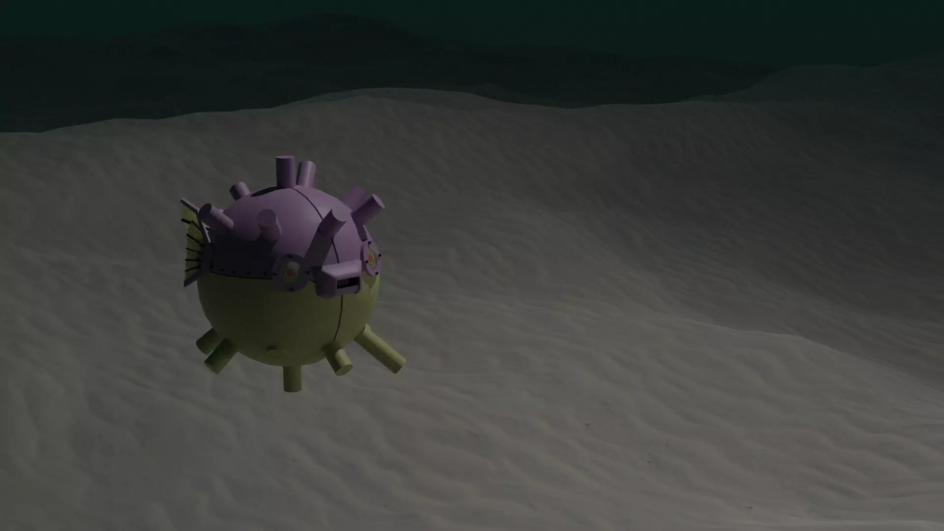 Fugu Fish Low-poly 3D model