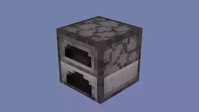 Minecraft furnace Free 3D model