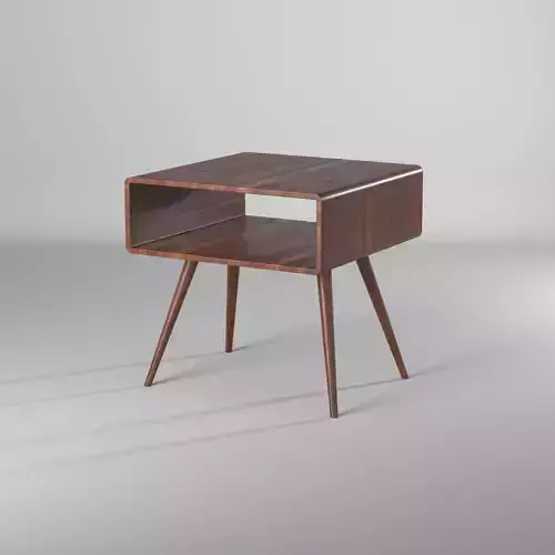 Alborg mesa de madera - Alborg wood table Low-poly 3D model