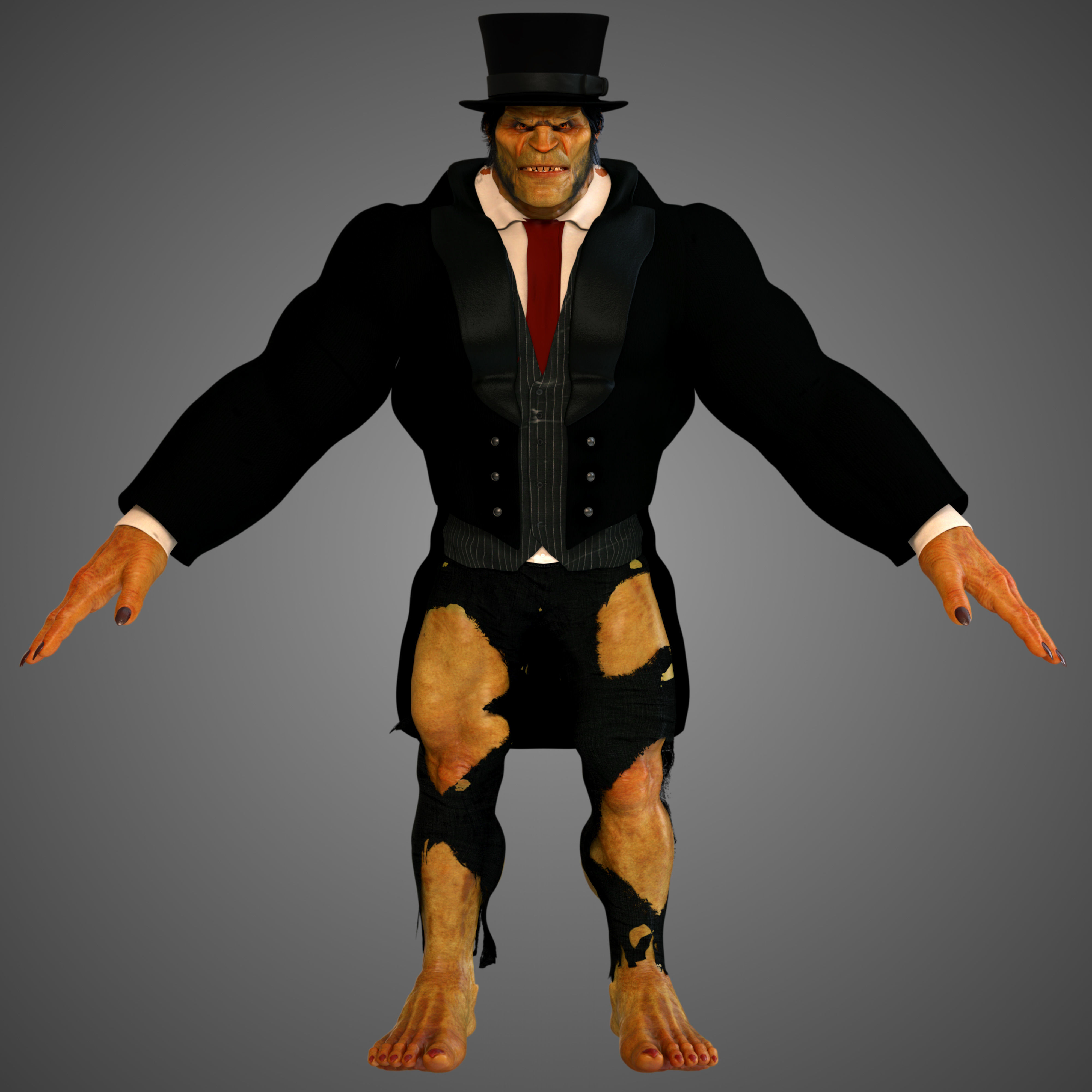Mr Hyde - Dr Jekyll 3D model_5