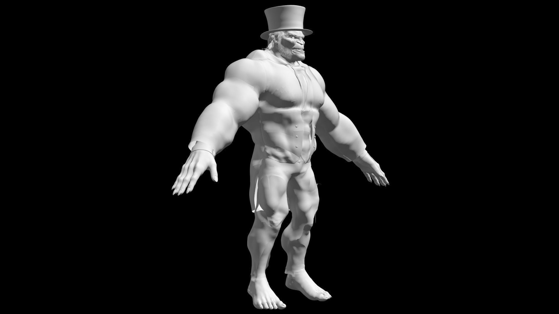 Mr Hyde - Dr Jekyll 3D model_3
